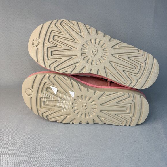 New Womens Ugg Boots Sz 7 Classic Ultra Mini Pink Suede Wool Ankle UGG Australia - Picture 15 of 15